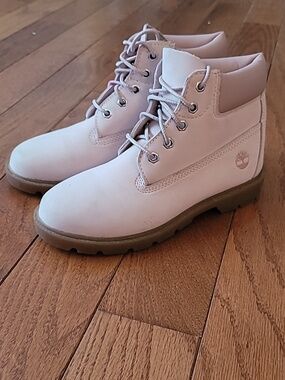 Timberland Kids' Classic 6-inch Waterproof Pink Boots